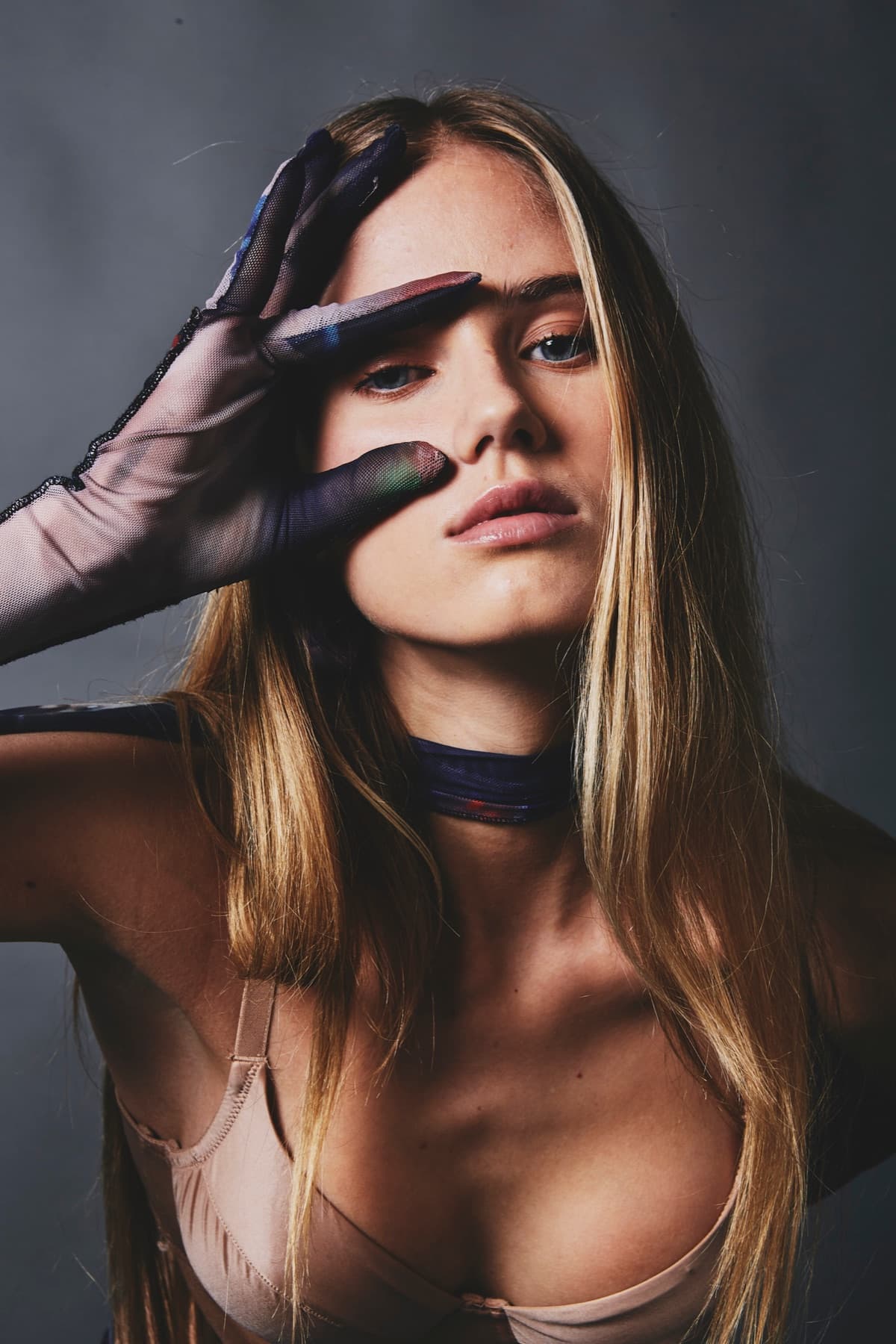 Editorial portrait, neutral tones